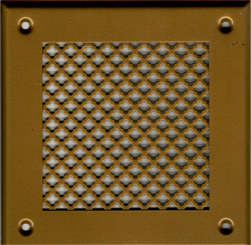 Решётка 210 250 золото, мелкий цветок