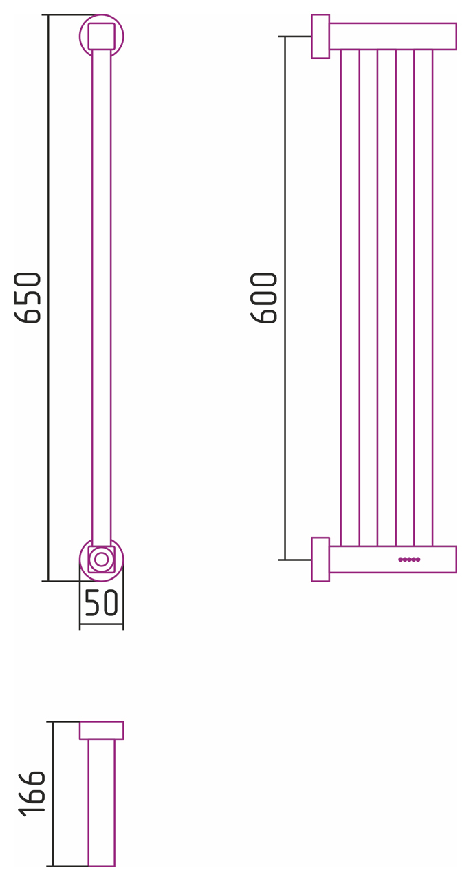 Полотенцесушитель электрический Сунержа xорда 4.0 600x166